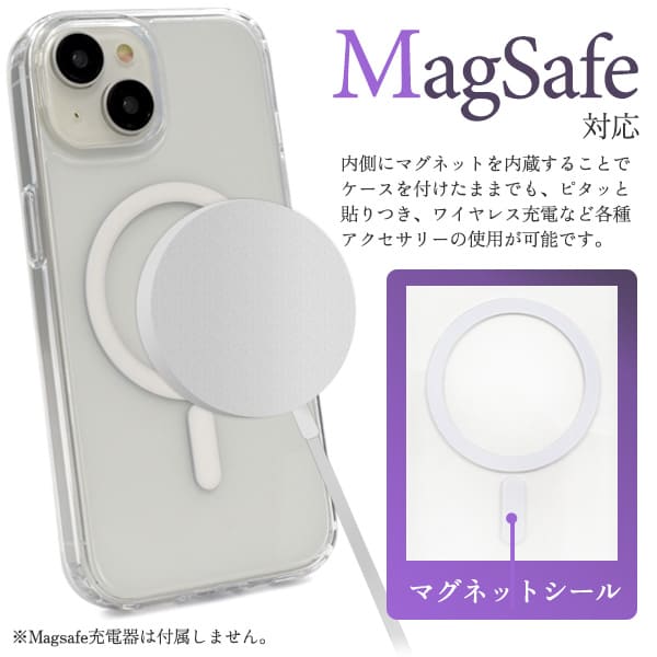 iPhone MagSafe対応 耐衝撃クリアケース詳細3