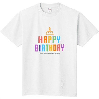 オリジナルプレゼント・ギフト用Tシャツデザイン例