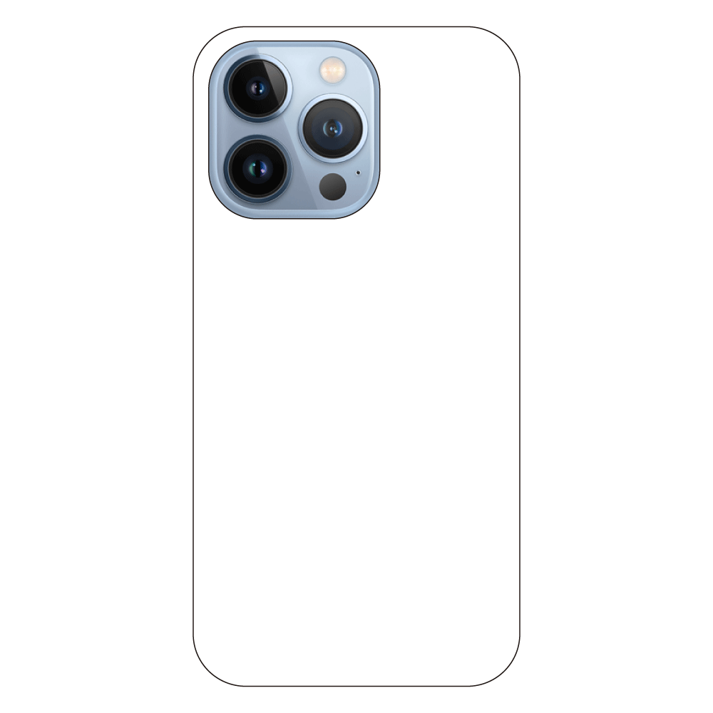 iPhone 13 Pro ケース, (白)(表面のみ印刷)