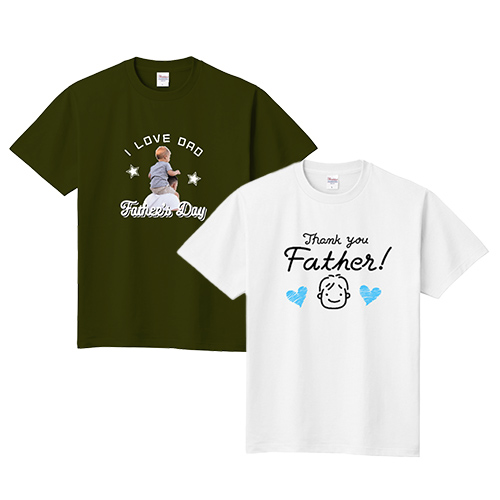 父へのプレゼントに人気2：オリジナルTシャツ