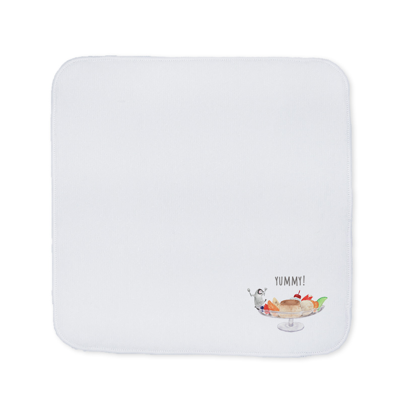 ワンポイントハンカチタオル