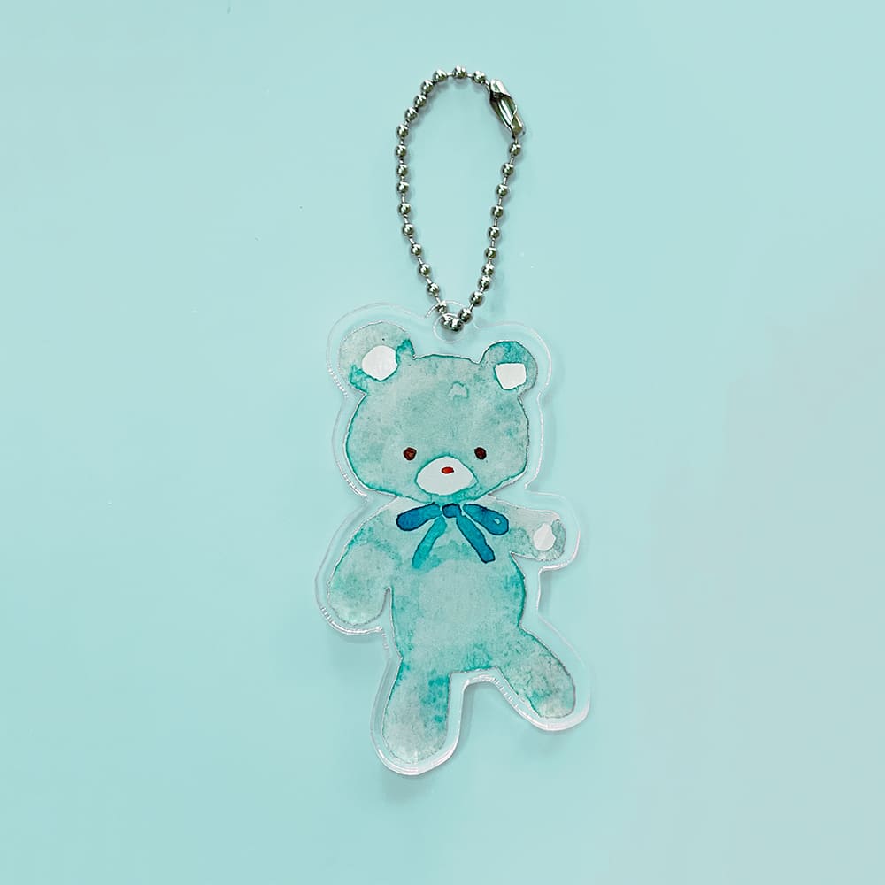 ダイカットアクリルキーホルダー(50×75mm)