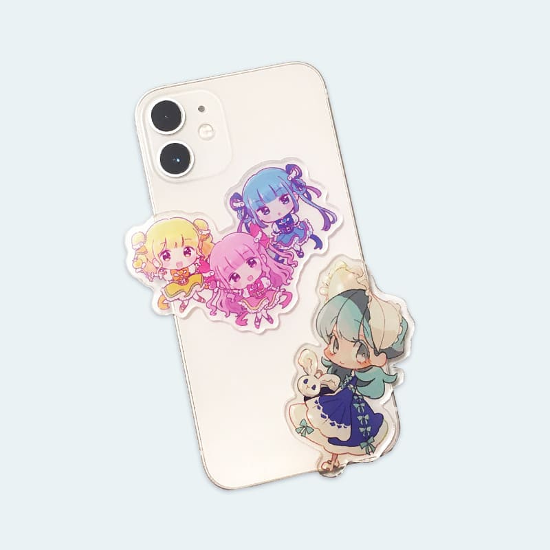 ダイカットアクリルステッカー (7×7cm)